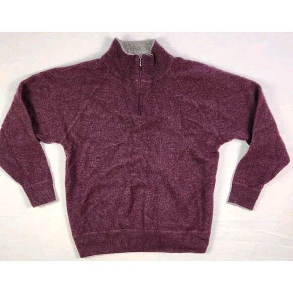 Patagonia Sweater Men’s 100% Cashmere 1/4 Zip Pullover Size XS - Picture 1 of 6